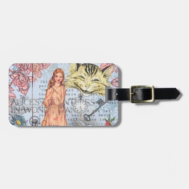 Alice i Wonderland Classic Cheshire Rabbit Alice Bagagebricka (Horisontell Framsida)