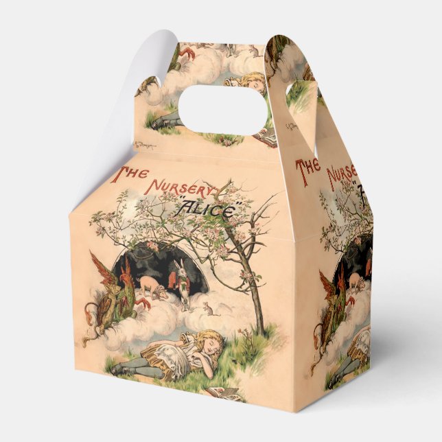 Alice i Wonderland Classic Illustrations Presentaskar (Framsidan Sidan)