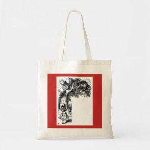 ALICE I WONDERLAND COTTON TOTE TYGKASSE