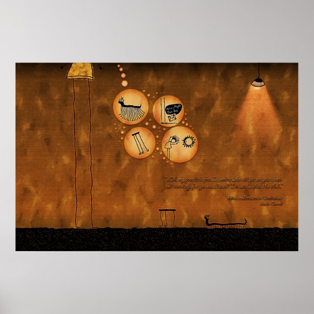 Alice i Wonderland - Curiouser och Curiouser Poster (Framsidan)