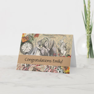 Alice i Wonderland Curtain Nontone Kort