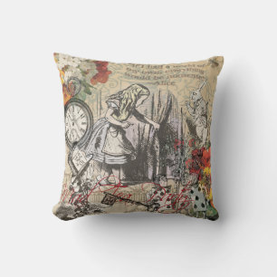 Alice i Wonderland Curtain Nontone Kudde