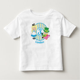 Alice i Wonderland Cute Anpassningsbar Barns födel T Shirt