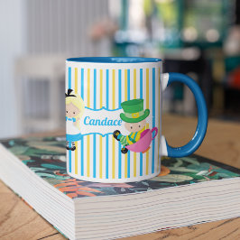 Alice i Wonderland Cute Anpassningsbar Tea Party Mugg