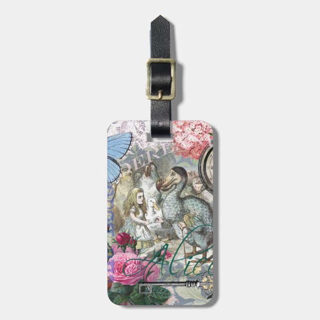 Alice i Wonderland Dodo Classic Artwork Bagagebricka (Vertikal Framsida)
