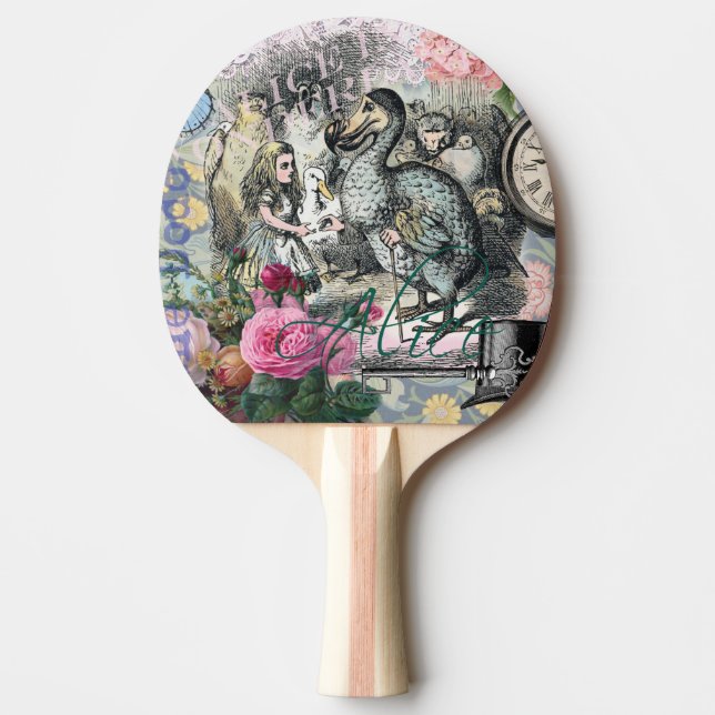 Alice i Wonderland Dodo Classic Artwork Pingisracket (Framsidan)