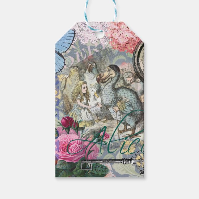 Alice i Wonderland Dodo Classic Artwork Presentetikett (Framsidan)