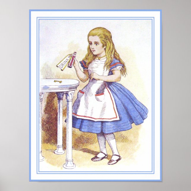 Alice i Wonderland - Drick mig Poster (Framsidan)
