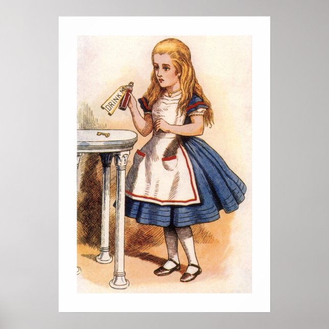 Alice i Wonderland Drinking Potion Poster (Framsidan)