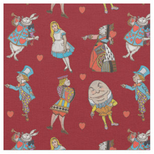Alice i Wonderland Fabric Tyg