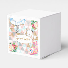 Alice i Wonderland Favor Box Presentaskar