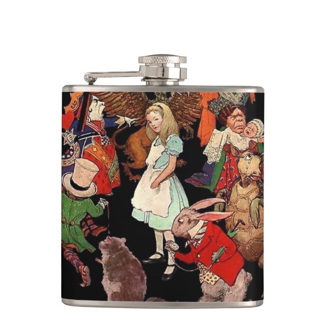 Alice i Wonderland Flask Fickplunta (Framsidan)