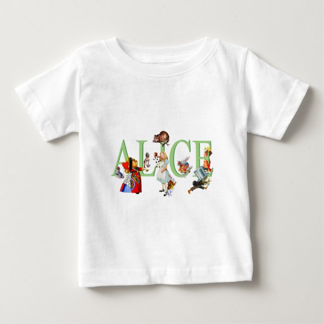 ALICE I WONDERLAND & FRIENDS TEE SHIRT (Framsida)