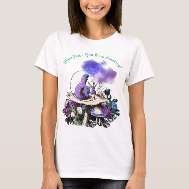 Alice i Wonderland Funny T Shirt (Framsida)