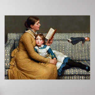 Alice i Wonderland~George Dunlop Leslie 1835-1921 Poster