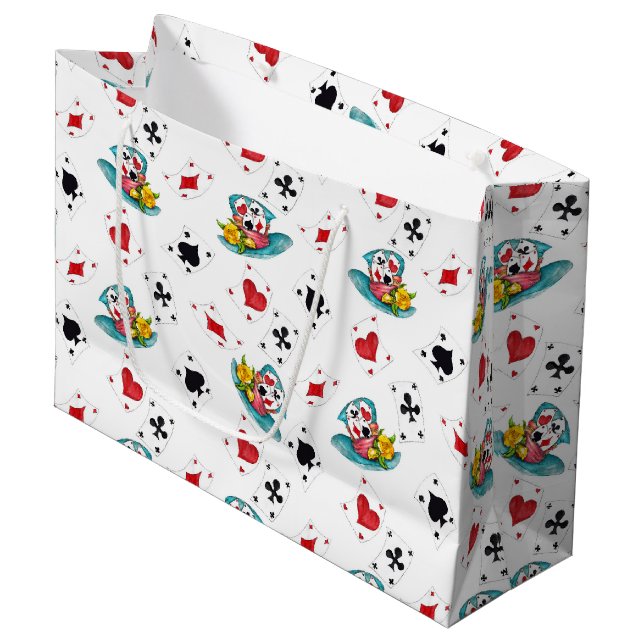 Alice i Wonderland Gift Bag (Framsidan Vinklad)