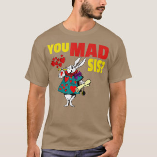ALICE I WONDERLAND GJORDE DU SYRRAN KANINSHIRT  T SHIRT
