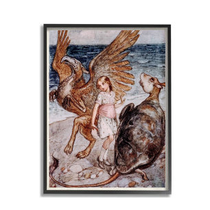 Alice i Wonderland Griffin och Mock Turtle Poster