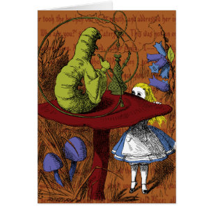 Alice i Wonderland Hälsningskort