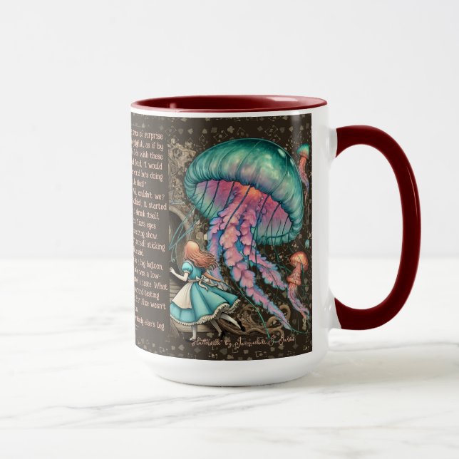 Alice i Wonderland Hatterville Jellyfish Mugg (Höger)