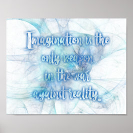 Alice i Wonderland Imagination Vågrät Skriv ut Poster