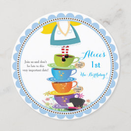 Alice i Wonderland-inbjudningar Inbjudningar