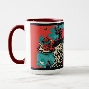 Alice i Wonderland inspirerade Mugg