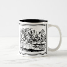 Alice i Wonderland John Tenniel Illustration Mugg