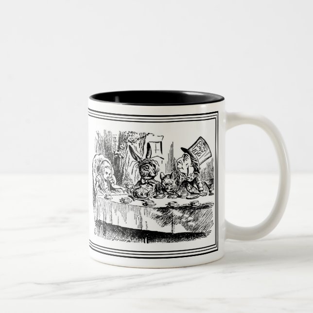 Alice i Wonderland John Tenniel Illustration Mugg (Höger)