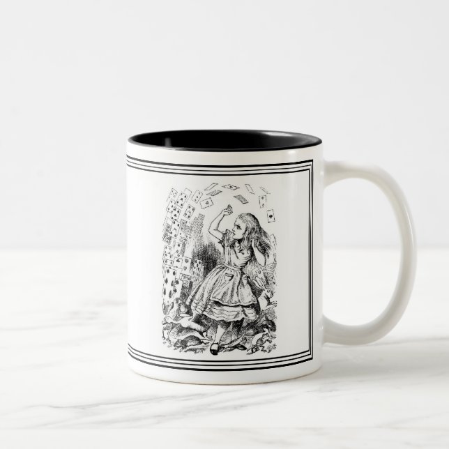 Alice i Wonderland John Tenniel Illustration Mugg (Höger)