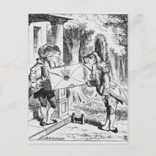 Alice i Wonderland John Tenniel Postcard Vykort