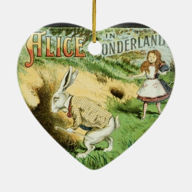 Alice i Wonderland Julgransprydnad Keramik (Baksidan)