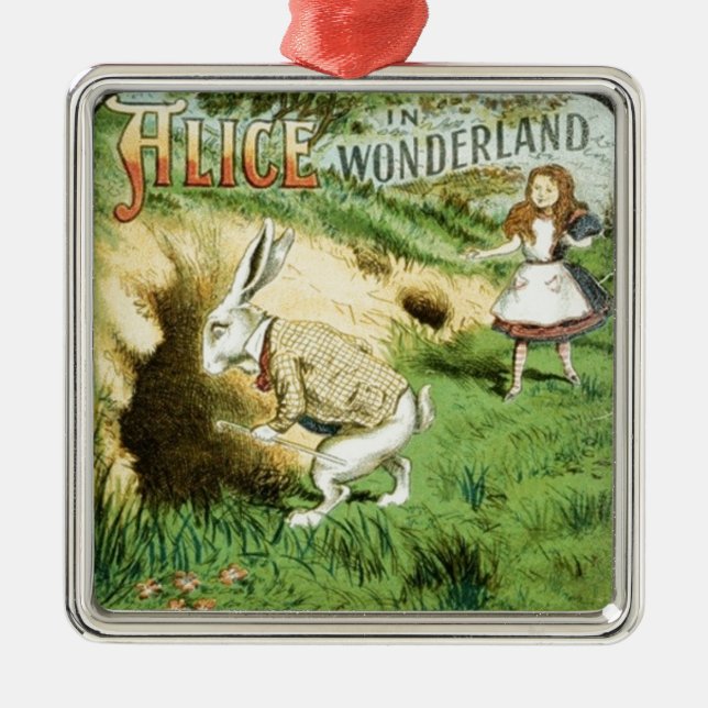 Alice i Wonderland Julgransprydnad Metall (Framsidan)