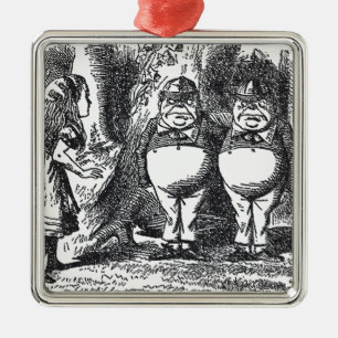 Alice i Wonderland Julgransprydnad Metall