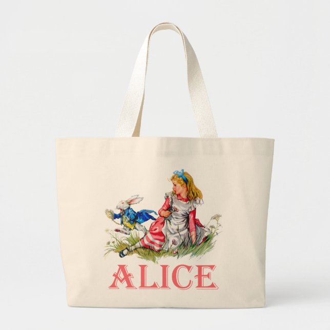 ALICE I WONDERLAND JUMBO TYGKASSE (Framsidan)