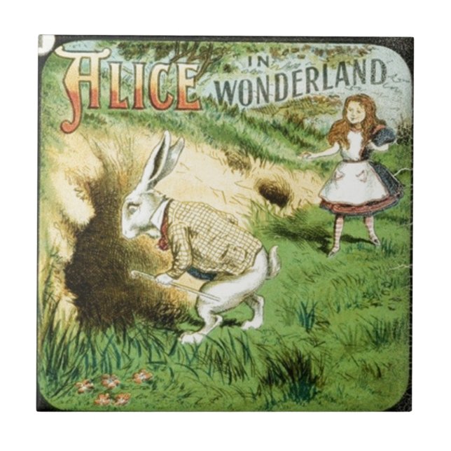 Alice i Wonderland Kakelplatta (Framsidan)