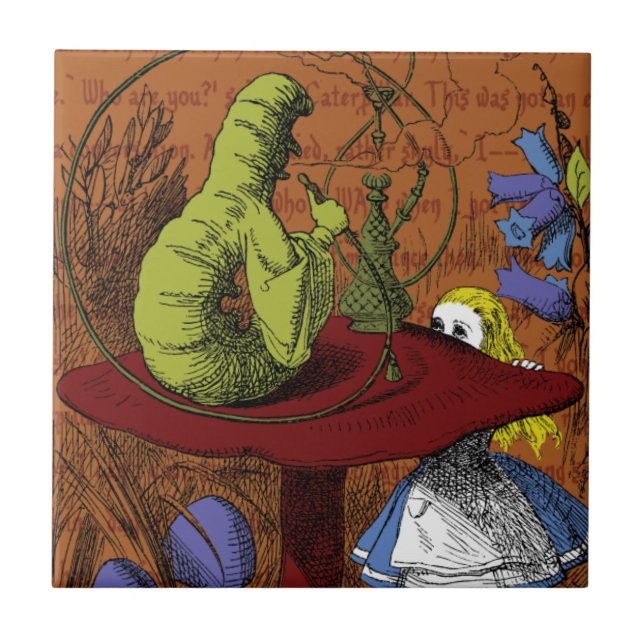 Alice i Wonderland Kakelplatta (Framsidan)
