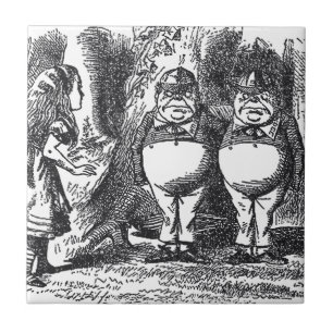 Alice i Wonderland Kakelplatta