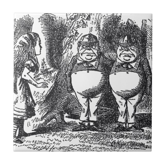 Alice i Wonderland Kakelplatta (Framsidan)