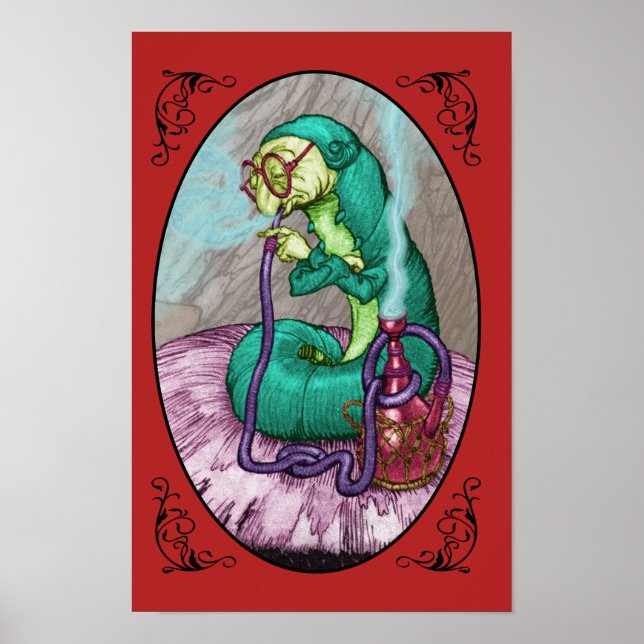Alice i Wonderland - Katerpelaren Poster (Framsidan)