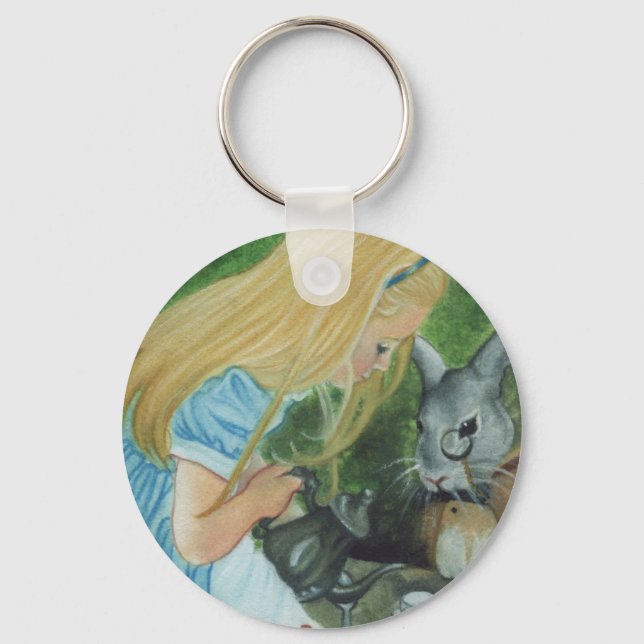 Alice i Wonderland Keychain Nyckelring (Framsida)