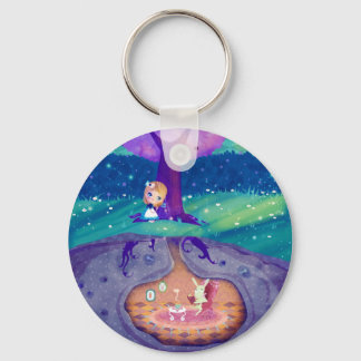 Alice i Wonderland keychan Nyckelring