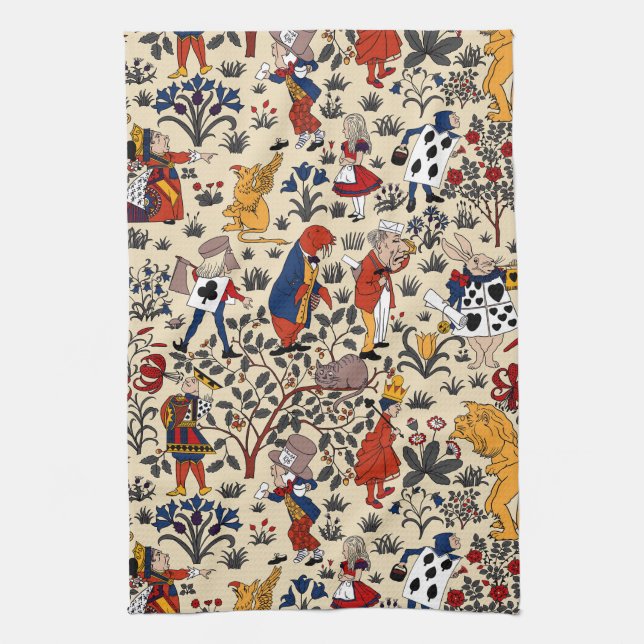 Alice i Wonderland Kökshandduk (Vertikal)