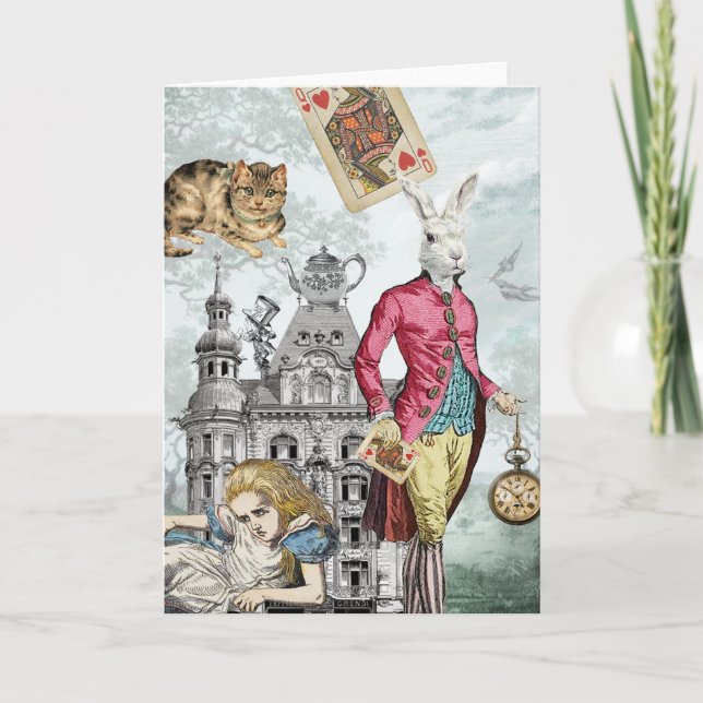 Alice i Wonderland Kort (Framsida)