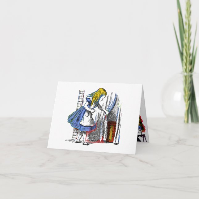 Alice i Wonderland Kort (Framsida)