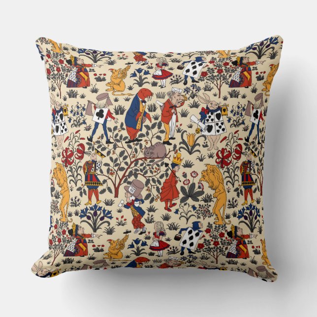 Alice i Wonderland Kudde (Framsida)