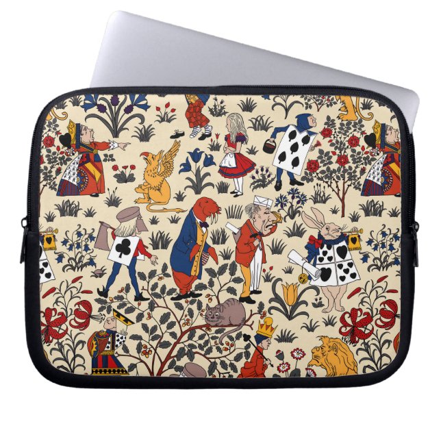 Alice i Wonderland Laptop Fodral (Framsidan)