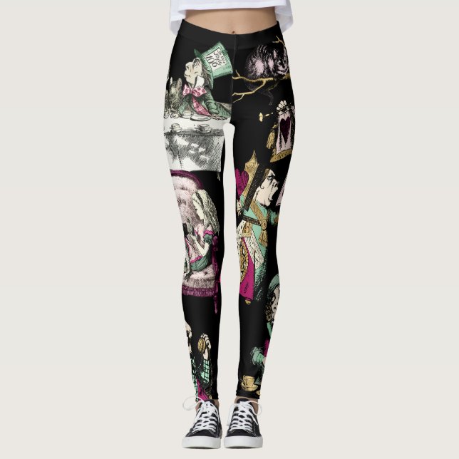 Alice i Wonderland Leggings (Framsida)
