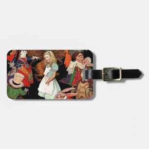 Alice i Wonderland Luggage Tag Bagagebricka