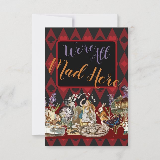 Alice i Wonderland Mad Cheshire Cat (Framsida)